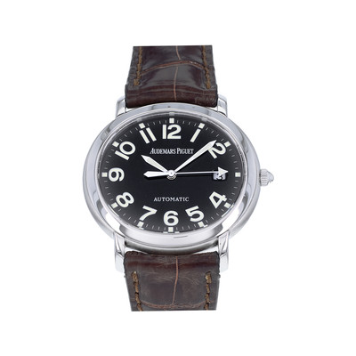 Montre d'occasion Audemars Piguet Millenary homme automatique acier bracelet cuir marron - vue 1