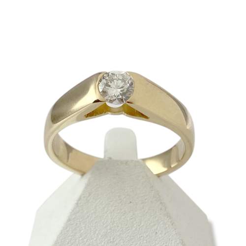 Bague d'occasion or 750 jaune diamant