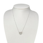 Collier d'occasion or 750 blanc diamants 45 cm - vue 2