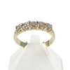 Bague d'occasion or 750 jaune diamants - vue V1