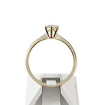 Second hand 585 yellow gold diamond solitaire - view 3