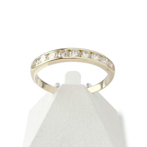 Bague d'occasion or 750 jaune diamants