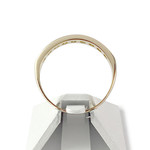 Bague d'occasion or 750 jaune diamants - vue 3