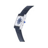 Montre Cartier Must femme quartz argent 925 bracelet cuir bleu - vue V2