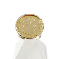 Bague d'occasion or 750 jaune