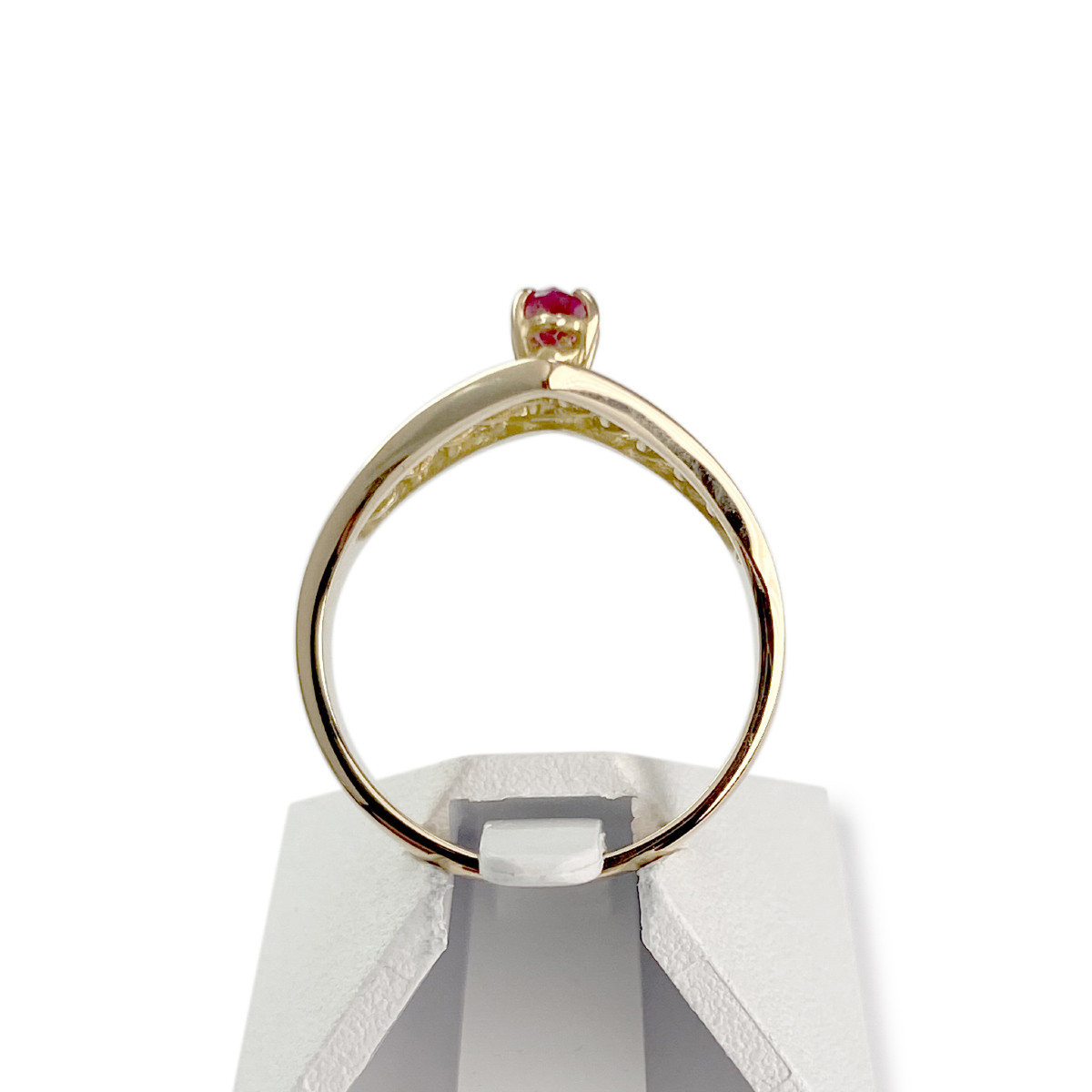 Bague d'occasion or 750 jaune rubis - vue 3