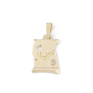 Pendentif d'occasion or 750 jaune diamant