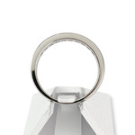 Bague d'occasion or 750 blanc diamants - vue 3
