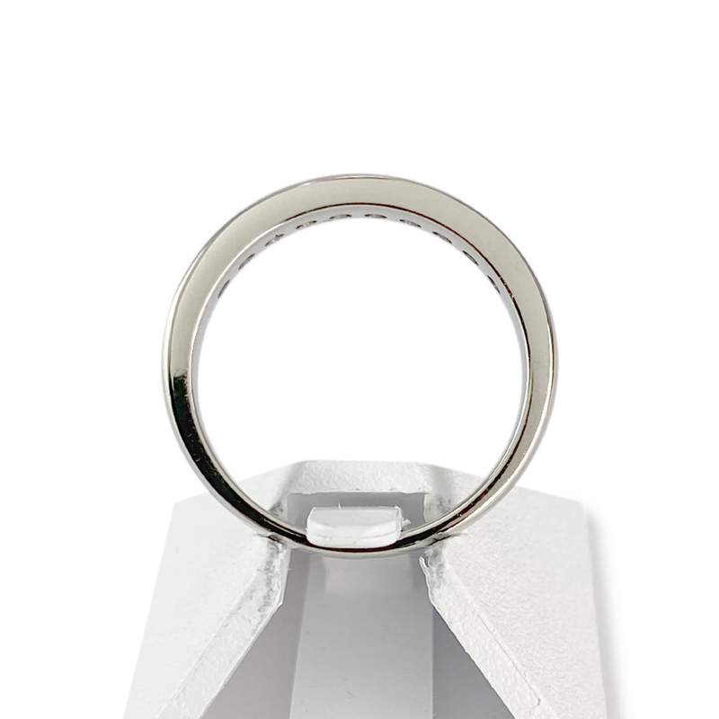 Bague d'occasion or 750 blanc diamants - vue 3