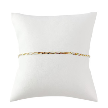 Bracelet cheville d'occasion or 750 jaune 24 cm