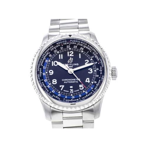 Montre d'occasion Breitling aviator acier homme automatique