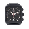 Montre d'occasion TAG Heuer Monaco homme automatique cuir noir - vue VD1