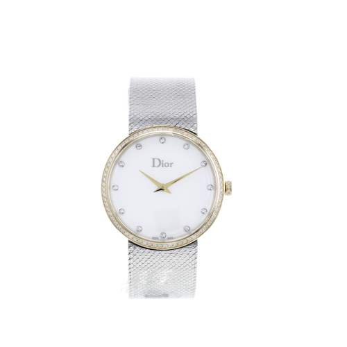 Montre d'occasion DIOR D acier femme quartz