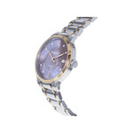 Montre d'occasion BAUME & MERCIER Classima femme automatique bracelet cuir noir - vue 2