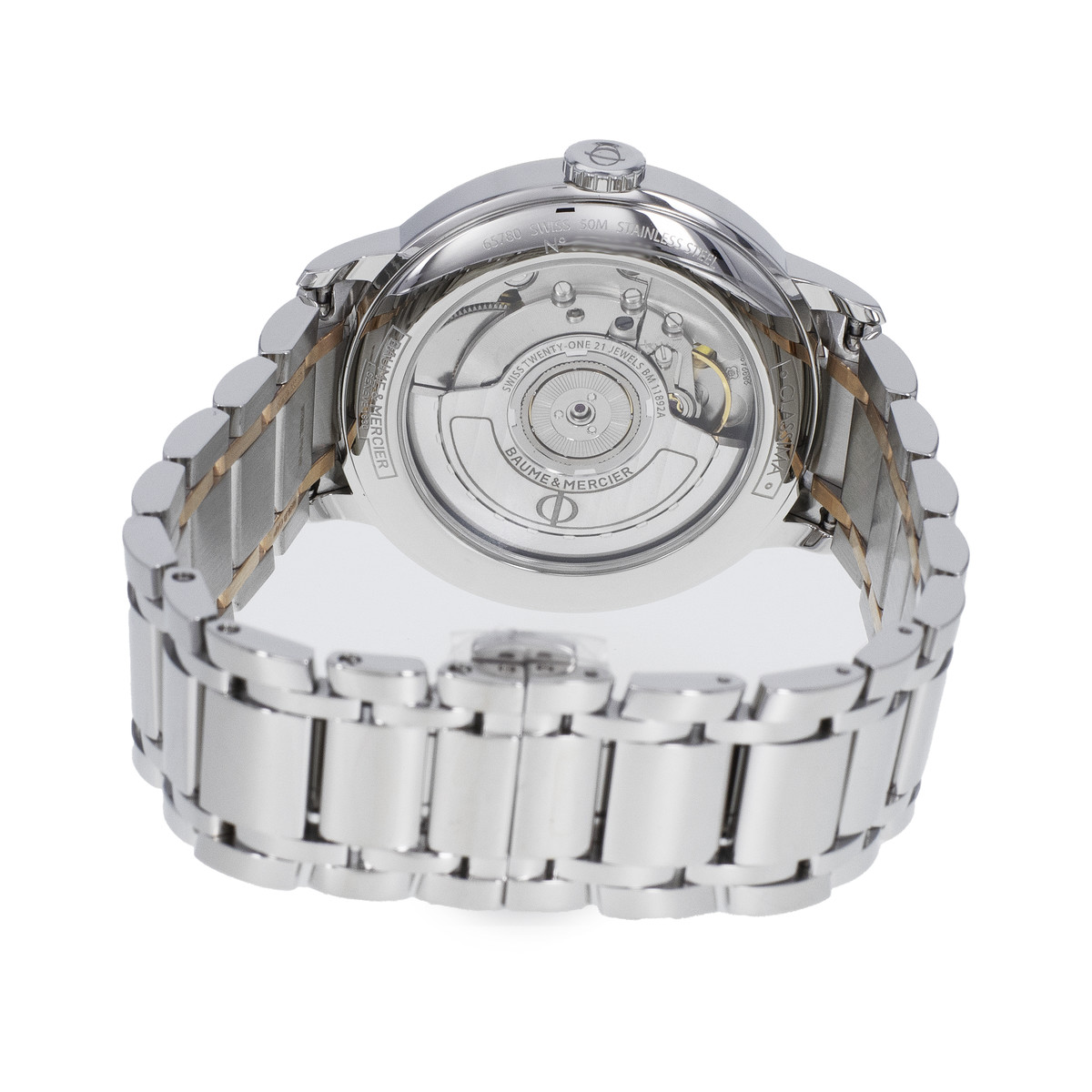 Montre d'occasion BAUME & MERCIER Classima femme automatique bracelet cuir noir - vue 3