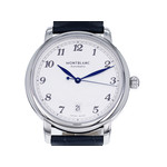 Montre d'occasion MONT BLANC Star homme automatique bracelet cuir noir - vue 1