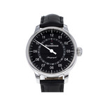 Montre d'occasion Meistersinger perigraph cuir noir acier homme automatique - vue 1