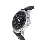 Montre d'occasion Meistersinger perigraph cuir noir acier homme automatique - vue 2