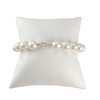 Bracelet perles d'occasion or 750 jaune 19,5 cm - vue V2