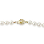 Collier choker d'occasion or 585 jaune perles de culture du japon 48 cm - vue 3