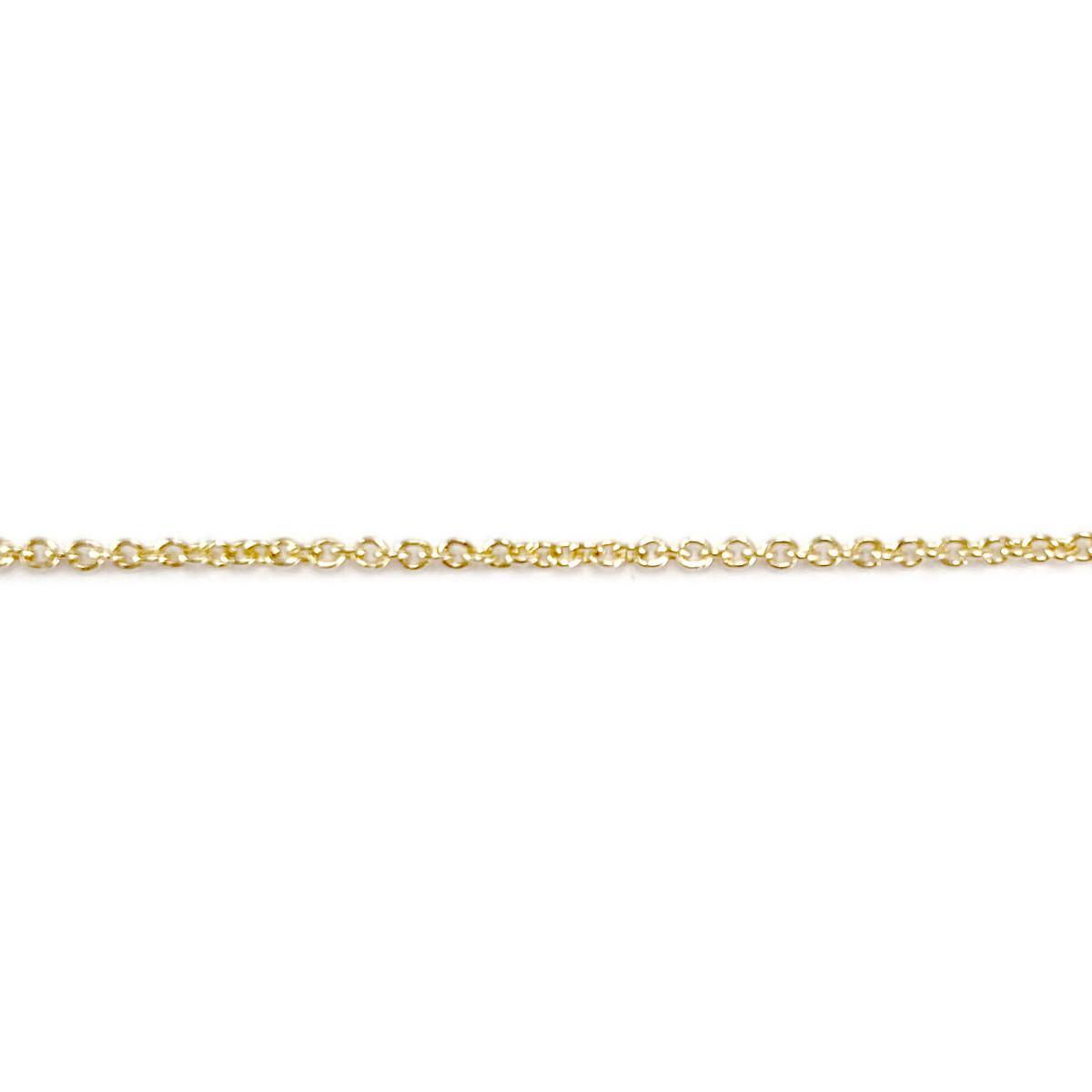 Collier d'occasion or 750 jaune pendentif diamants saphirs 40 cm - vue 3