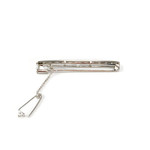 Broche d'occasion or 750 blanc diamants - vue 2