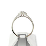 Tweedehands gouden ring 750 witte diamanten - bekijk 3.