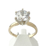 Bague d'occasion 2 ors 585 zirconia - vue 1