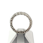 Bague d'occasion or 750 blanc diamants - vue 3