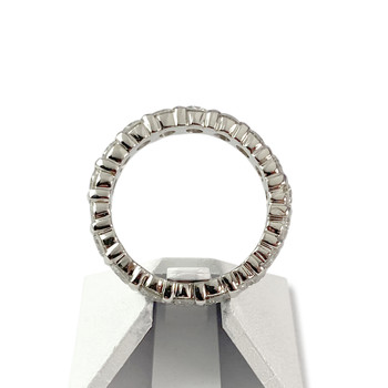 Bague d'occasion or 750 blanc diamants