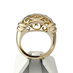 Bague d'occasion 2 ors 750 diamants - vue 3