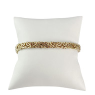 Bracelet d'occasion or 750 jaune maille royale 19 cm