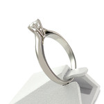 Solitaire d'occasion gold 585 white diamond - view 2