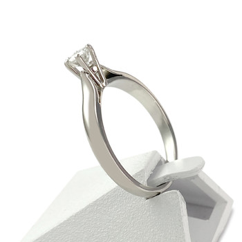 Solitaire tweedehands goud 585 witte diamant
