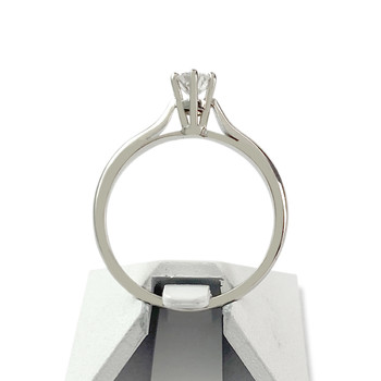 Solitaire tweedehands goud 585 witte diamant