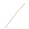 Bracelet d'occasion or 750 blanc perles de culture du japon 18 cm - vue V2