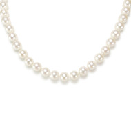 Collier d'occasion or 585 jaune perles de culture du Japon 48 cm