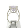 Bague d'occasion or 750 blanc diamants améthyste MAUBOUSSIN - vue V3