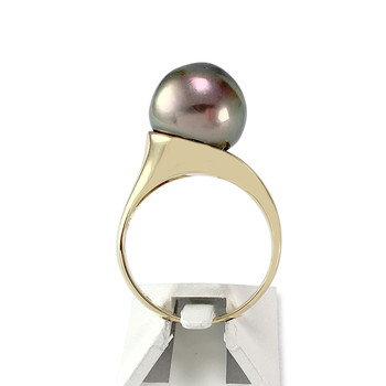 Bague d'occasion or 750 jaune perle de Tahiti