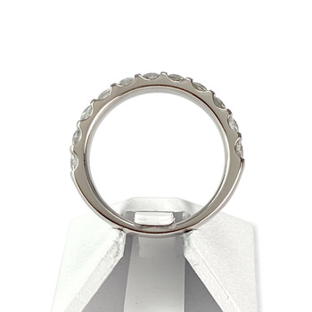 Bague d'occasion or 750 blanc diamants