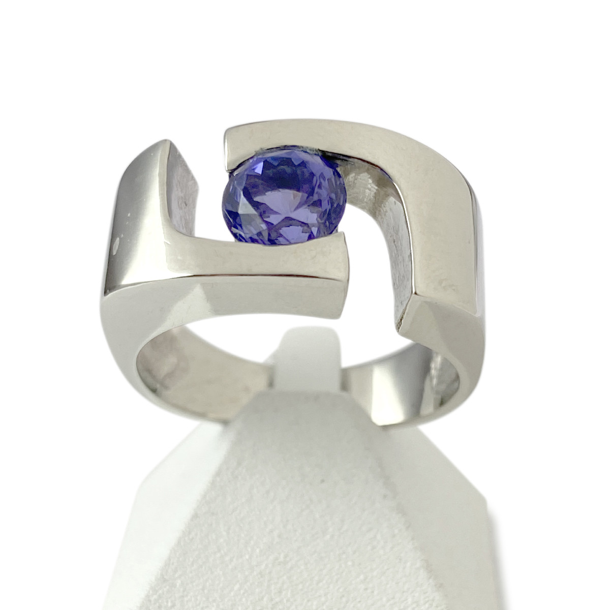 Bague d'occasion platine 950 tanzanite