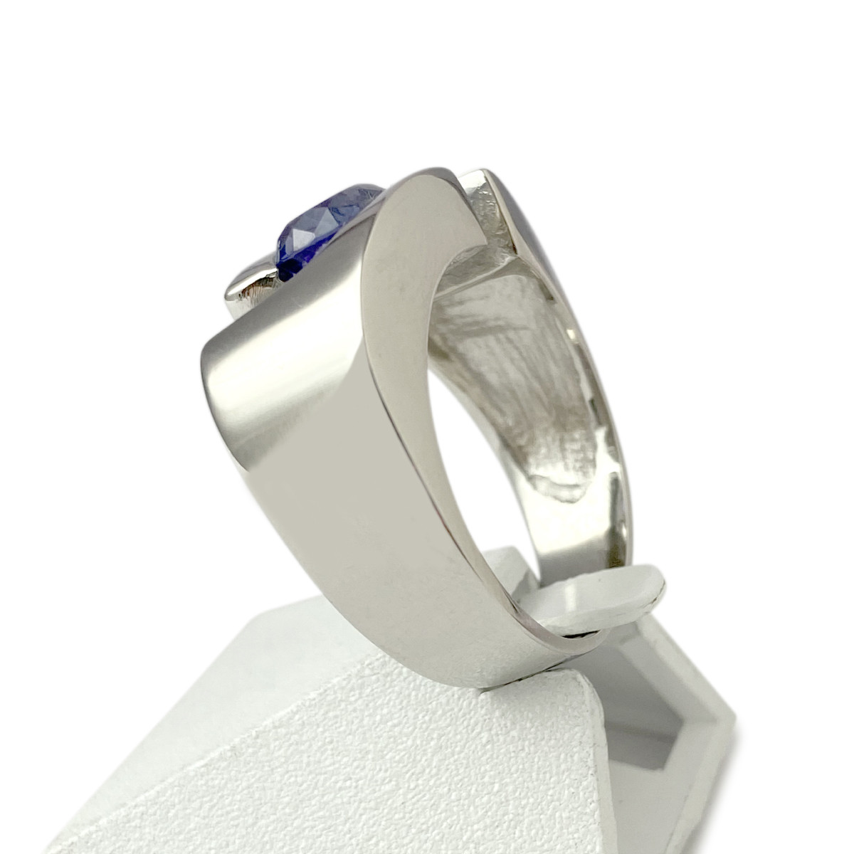 Bague d'occasion platine 950 tanzanite - vue 2