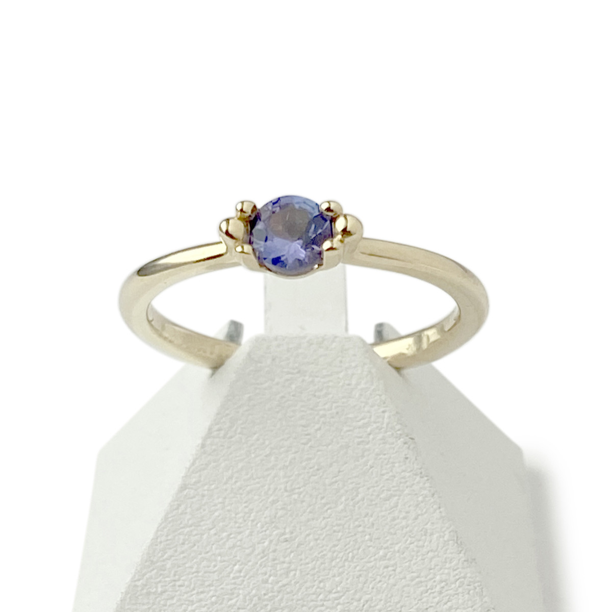 Bague d'occasion or 585 jaune tanzanite