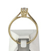 Bague solitaire d'occasion or 750 jaune diamant 0.30 carat - vue V3