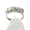 Bague d'occasion or 750 blanc diamants - vue V1