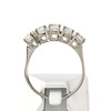 Bague d'occasion or 750 blanc diamants - vue V3