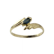 Bague d'occasion or 750 jaune saphir
