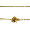Collier d'occasion avec fleur or 585 jaune 43 cm - vue V3