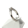 Solitaire d'occasion or 750 blanc diamant - vue V2