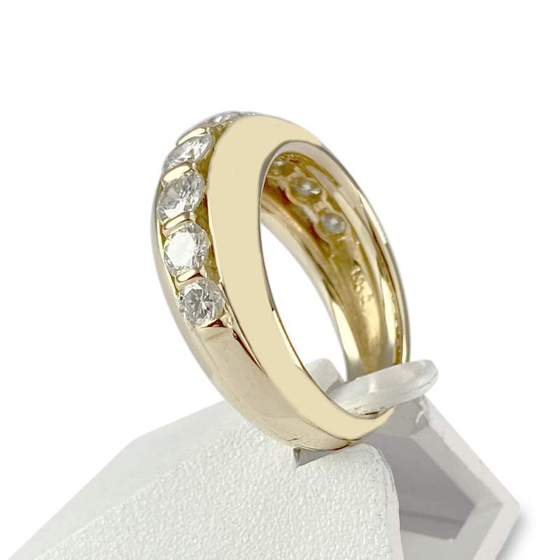Bague MAUBOUSSIN d'occasion or 750 jaune diamants - vue 2
